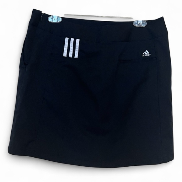 ADIDAS Womens Black Skort Size 8 Medium Pockets Golf Tennis - Picture 1 of 9